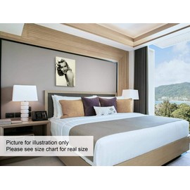 Niwo ART - Marilyn Monroe, Classic Movie Stars Canvas Wall Art Home Decor,Stretched Ready to Hang