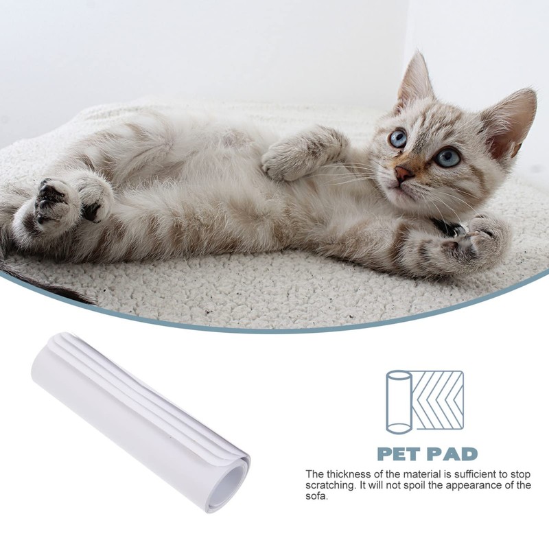 Mipcase 4 Sheets Anti Cat Scratch Sticker Pet Cat Plastic