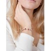 KeyStyle Stainless Steel Birthstone Bracelets for Women, July Birthday Cuff