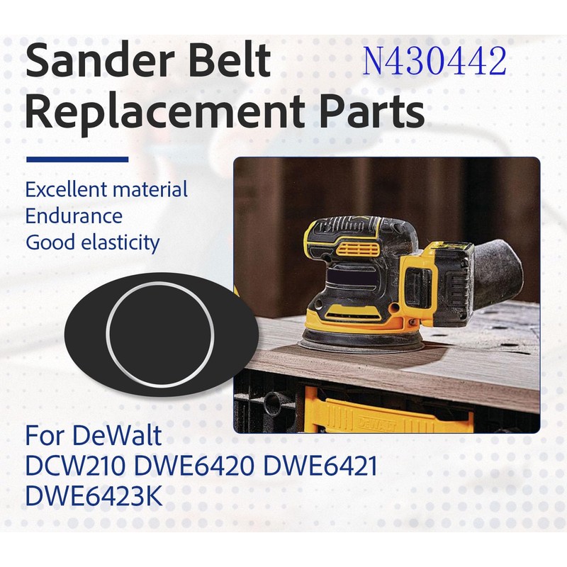 N430442 Sander Belt Replacement for DeWalt DCW210 DWE6420 DWE6421 DWE6423K