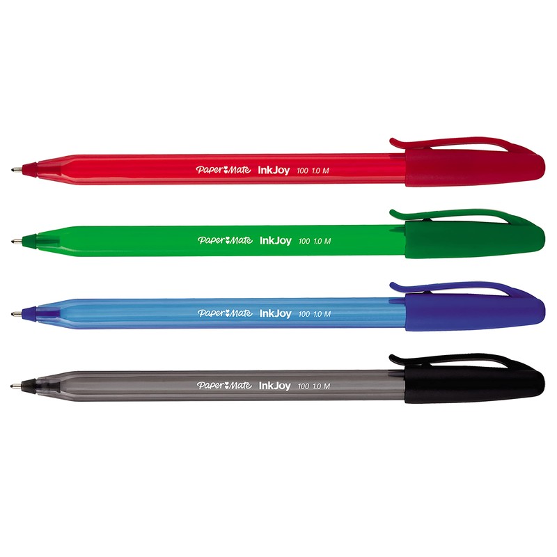 Paper Mate InkJoy 100ST Ballpoint Pens | Medium Point (1.0mm)