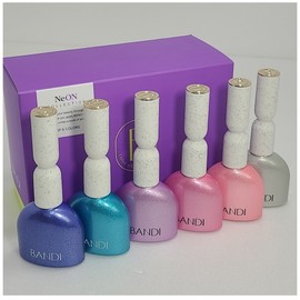 Bandi Color Objet Neon Syrup Reflective Glitter Gel 6-Piece Set / 반디 컬러 오브제 네온 시럽 반사 글리터젤 6종세트