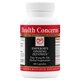 Health Concerns - Emperor's Ginseng Zizyphus - Blood, Heart, and Energy Support - 60 Capsules