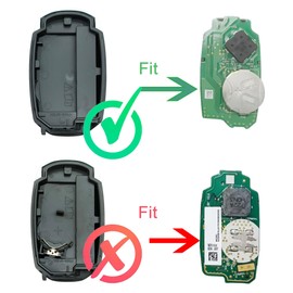 Keyless Entry Replacement Key Fob Cover fit for Hyundai Palisade Elantra N Kona Veloster Elantra GT Santa Fe Key Fob Shell