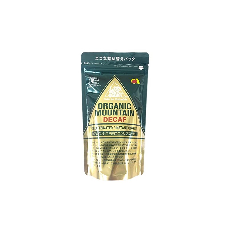 Organic Mountain Caffeine-less Organic Instant Coffee 2.8 oz (80 g)