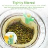 HJIAMA Sink Drain Basket with Button, Strainer Sink, Sweet and