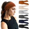 DRESHOW Pack of 6 Women's Boho Headbands, Printed Headbands, Knots,