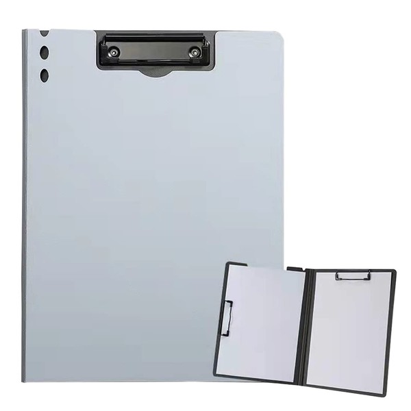 ZMREN Clipboard, A4 Plastic Clipboards with Double Clip, Standard A4