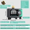 RESTMO 4-Zone Sprinkler Timer, Brass Inlet Programmable Water Timer for