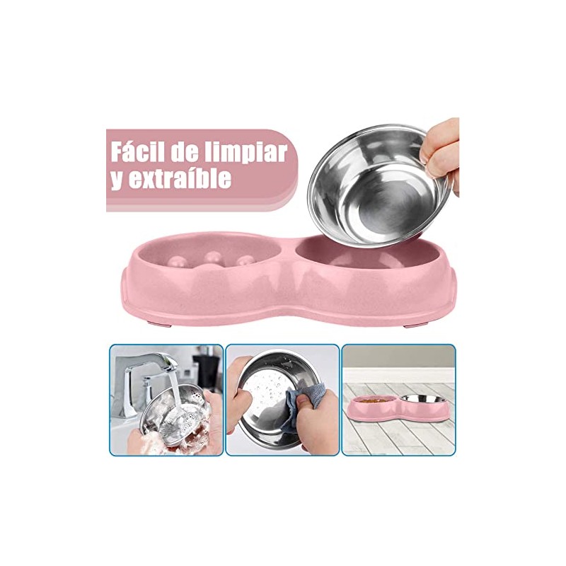 Comedero Lento para Perros, Dog Bowl Slow Feeder, Mascota Alimentador