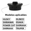 5 Cabezales Para Desbrozadora Compatible Con Husky Hyundai
