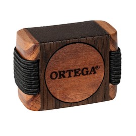 Ortega Guitars Finger Shaker Small - Sound Effect Series - Small Shaker for the Finger - Cassia, Cedar and Tiger Wood, Dark Brown (OFSW-S)