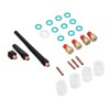 26Pcs TIG Welding Torch Tool Glass Cup Gas Lens Welding