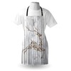 ABAKUHAUS Deer Apron, Xmas Animal Rustic, Unisex Kitchen Bib Apron