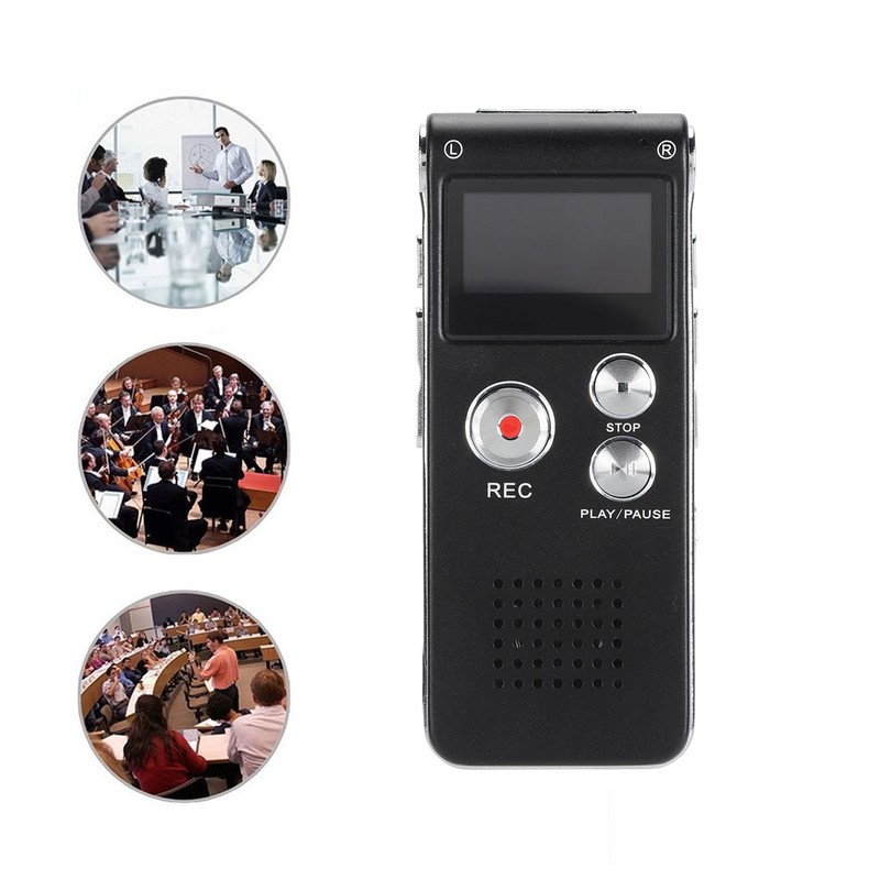 Digital Voice Recorder Portable Multifunctional Voice Activated Recording Device for