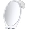 HONEYBULL Fogless Shower Mirror with Suction Mount & Swivel –