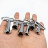 ZEVONDA Meter Box Key Metal Triangular Key with Carabiner for