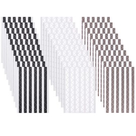 Photo Corner Stickers 3060 Pieces Self Adhesive Photo Mounting Corner Stickers 30 Sheets for Scrapbook Photo Albums DIY Craft (White, Black, Brown)