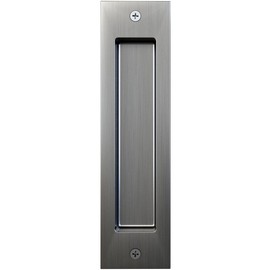 Stone Harbor Hardware Sliding Door Flush Pull, 8 Inches, Satin Stainless Steel