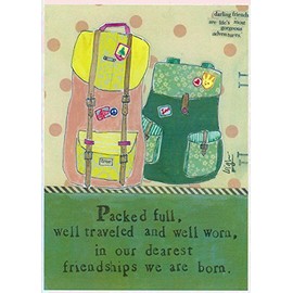 Curly Girl - Greeting Card - In our dearest friendships ...