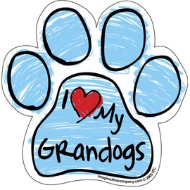 Imagine This Scribble Paw Magnet, Grandog's