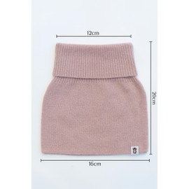 KNITAS Knitted Scarf Tube Scarf Made of Wool for Baby Children I Super Soft and Warm Knitted Loop Scarf to Protect the Neck in Autumn Winter I Slip Scarf, pink