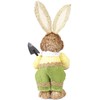 Juvale Standing Bunny Statues, Easter Bunny Figurines for Party and