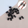 Pack of 10 chopsticks helper trainers, reusable plastic aids for