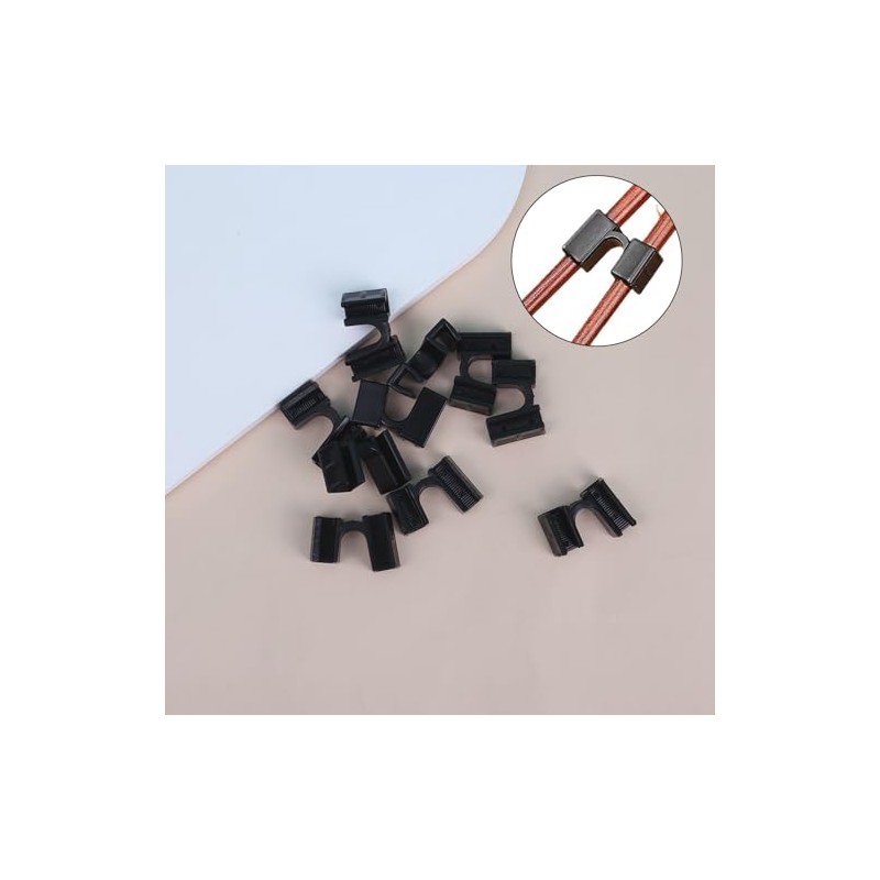 Pack of 10 chopsticks helper trainers, reusable plastic aids for