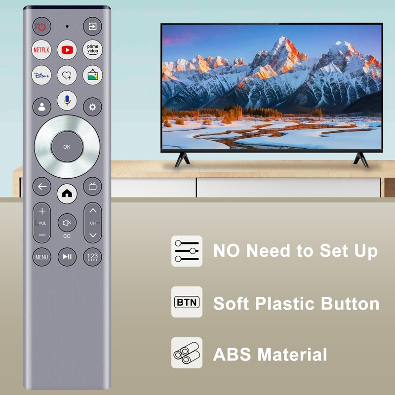 New Replacement Voice Remote Control fit for Hisense QLED 4K
