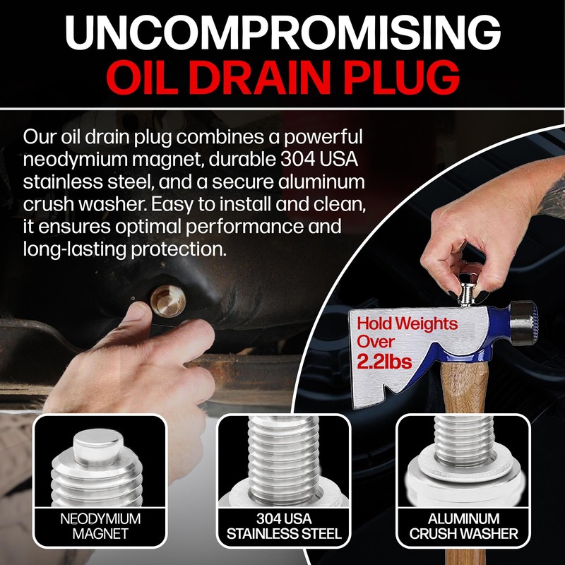Votex - Magnetic Oil Drain Plug fits Honda Generator EU3000IS