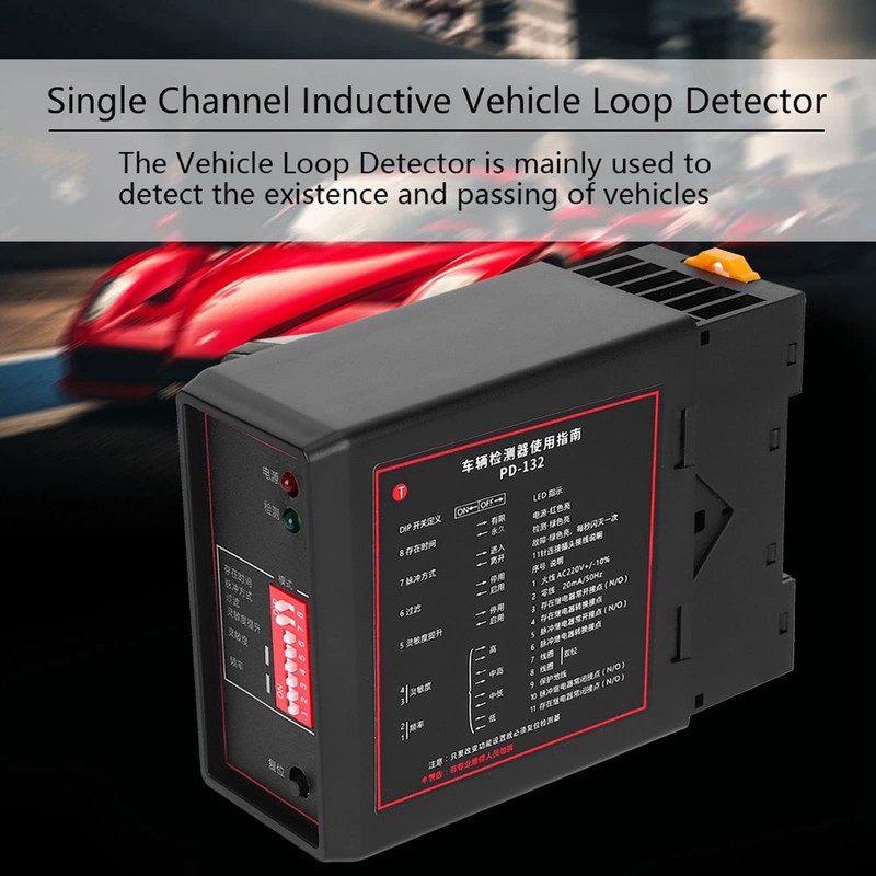 PD132 Single Channel Inductive Vehicle Loop Detector for Car Parking