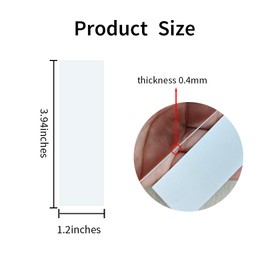 Acoeitl 100 Pcs Perfume Tester Strips Bright White Fragrance Blotter Test Strips Paper Cologne Tester Strips Disposable Scent Testing Cards for Essential Oils Sampling (3.94x1.2 Inches)