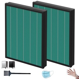 400/400S Filter for coway airmega 400 hepa filter replacement 400S 400(G) 400S(G) Air Purifier, For coway airmega filter Max2 Green, AP-2015-FP, 2 Set