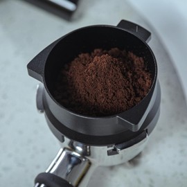 KNODOS 54mm Dosing Funnel and Puck Screen Set Compatible with Breville Barista Express, Barista Pro, Barista Touch Grinder Trigger Portafilter Funnel and Filter