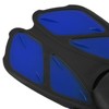 1 Pair Adjustable Swimming Fins TPR Open Heel Long Diving