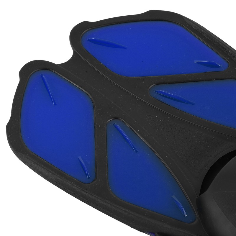 1 Pair Adjustable Swimming Fins TPR Open Heel Long Diving