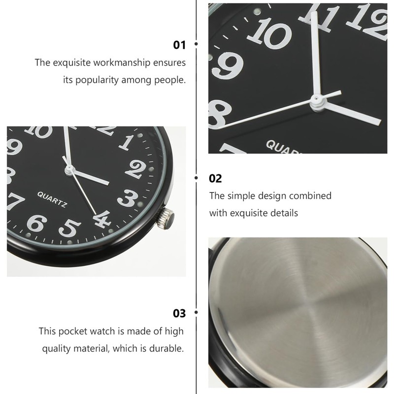Sosoport 2 Pcs Pocket Watch Wrist Alloy Miss Quartz Watches