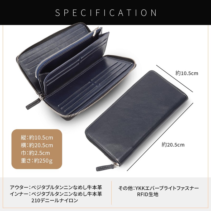 JPSpiritus Men's Long Wallet, Present, Men's Wallet, Men's Wallet, Brand