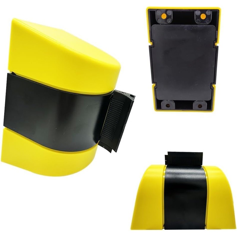 Wall Mount Queue Barrier Belt, Retractable Barrier, with ABS plastic