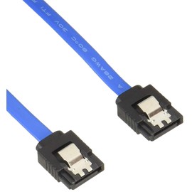 AINEX SAT-3105BL Serial ATA Cable with Latch, 19.7 inches (50 cm)