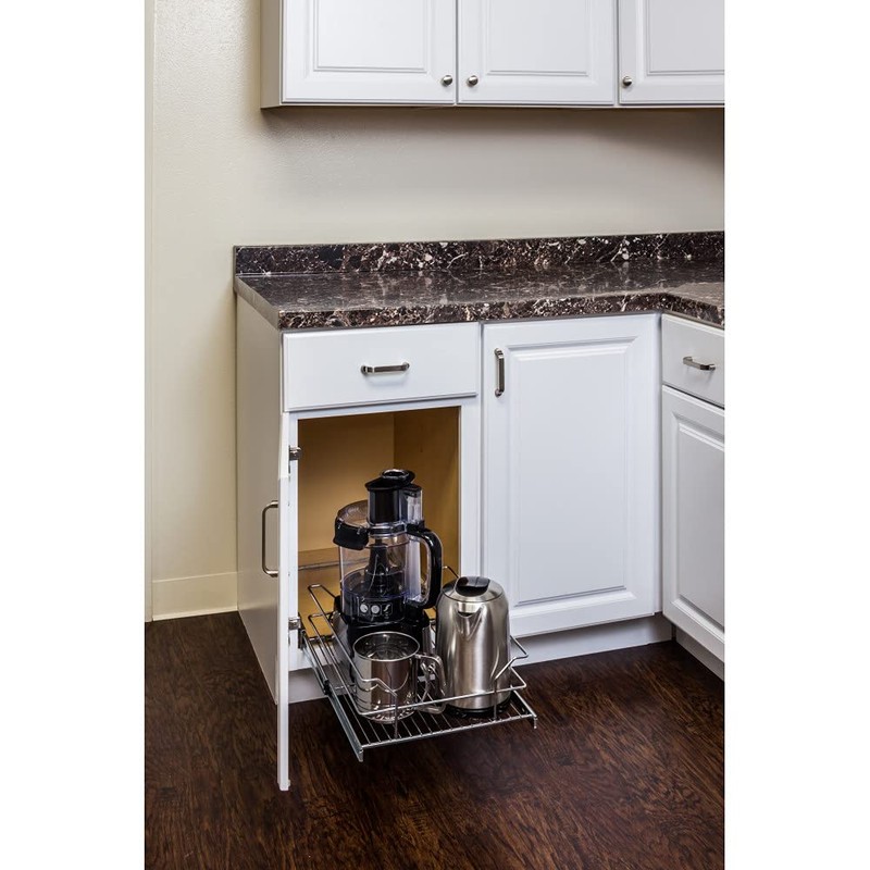 Hardware Resources MBPO18-R 18 Inch Base Cabinet Steel Wire Pull