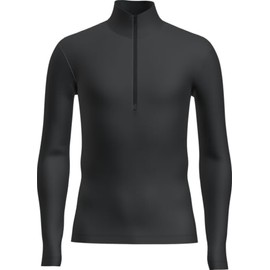 Icebreaker Men's Merino 175 Everyday Long Sleeve Half Zip Thermal Top - Black - Large