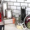 Dulton K915-1285M Condiment Container Cube Jar with Press Lid Medium