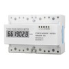 3 Phase Energy Meter DIN Rail Mount Electricity Usage Monitor
