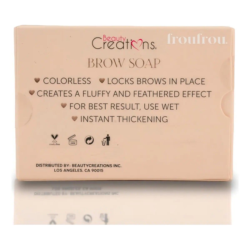 Jabón para Cejas Fijador sin Color Beauty Creations de 6
