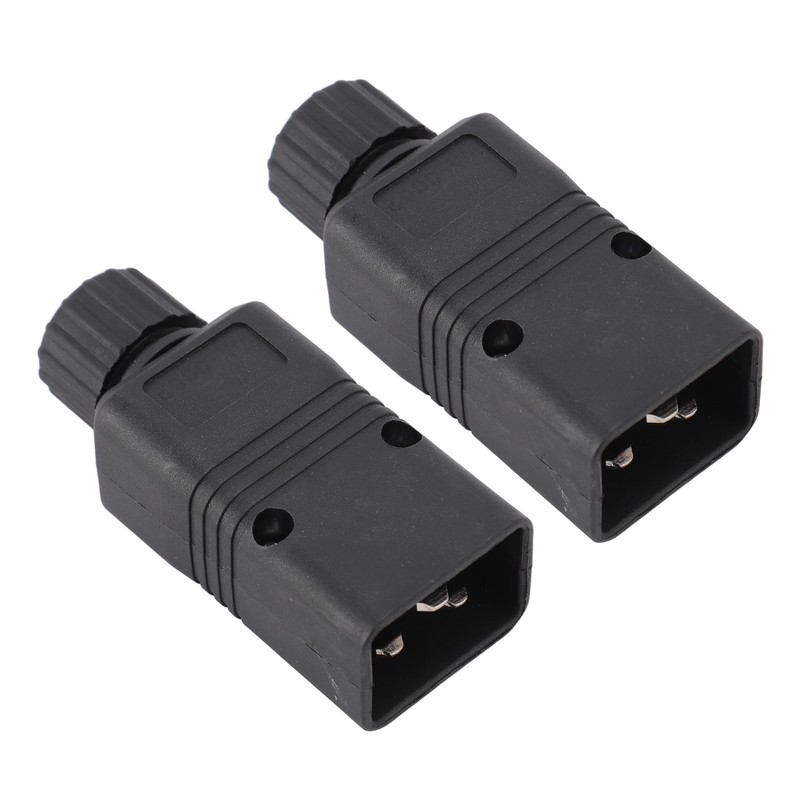 2pcs IEC320 C20 Power Socket Adapter Receptacle Connector Copper PVC