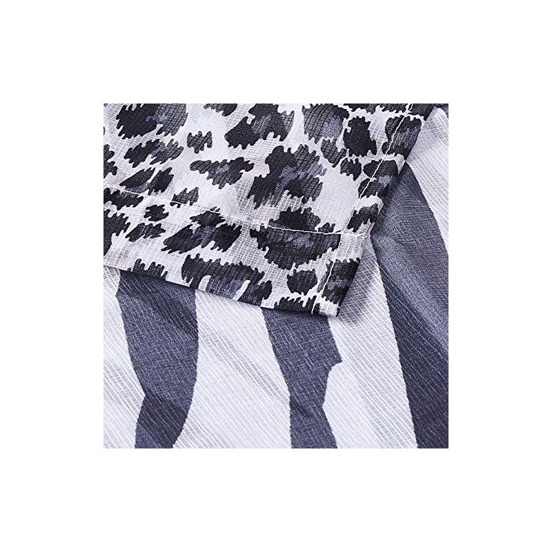 Achim Kenya Cortina de Ventana Panel para el hogar, Negro/Blanco,