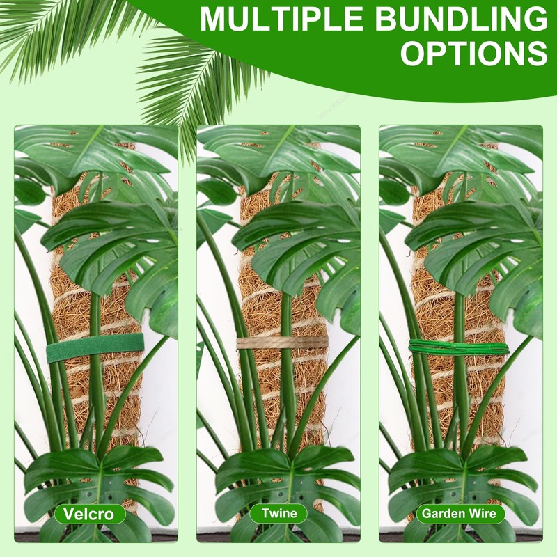 HUYUE Monstera Moss Rod for Climbing Plants 125 cm