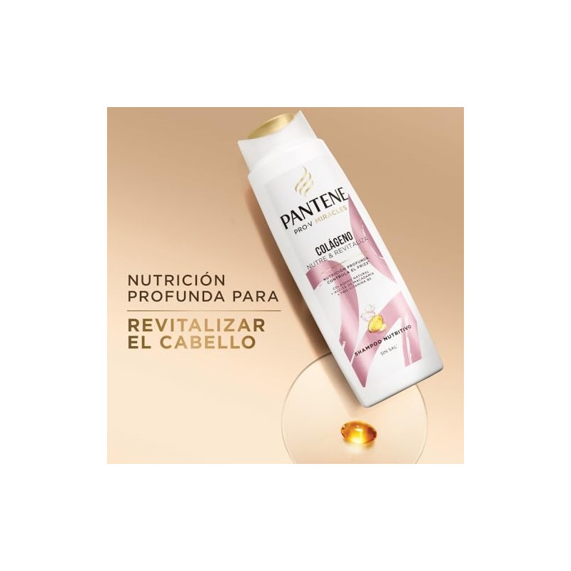 Pantene Pro-V Miracles Colágeno Nutre & Revitaliza Shampoo Nutritivo 510